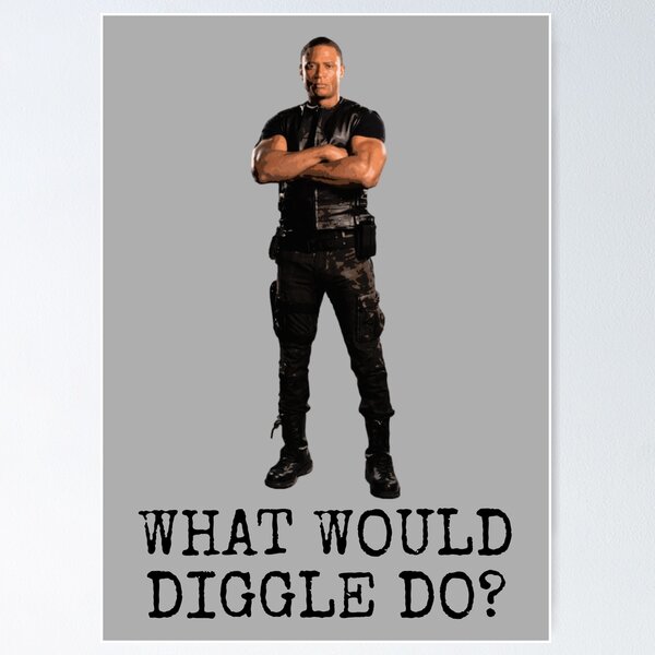 Item preview, What Would Diggle Do? designed and sold by FangirlFuel.