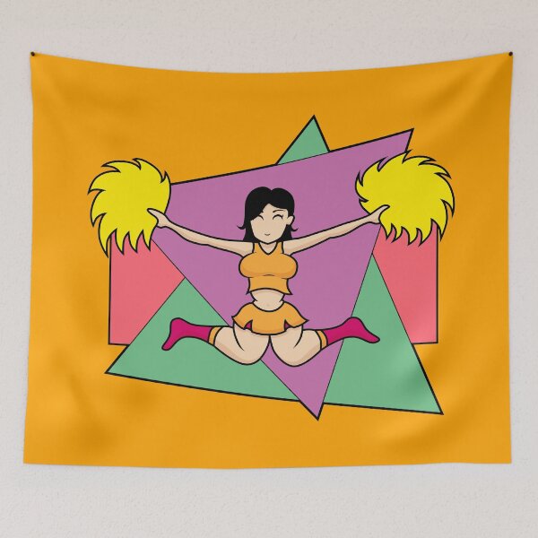 Item preview, Cartoon Cheerleader designed and sold by delightedtodraw.