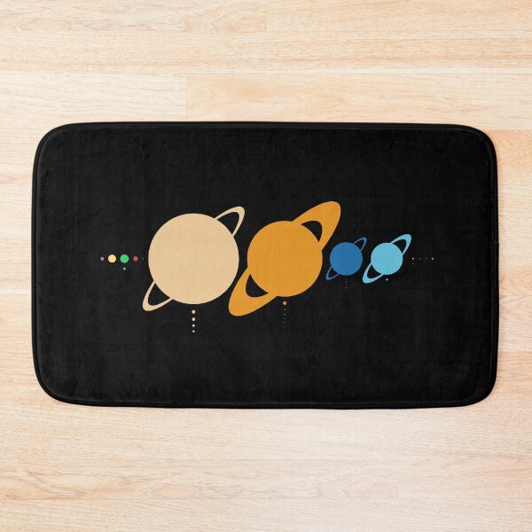 Item preview, Planets And Moons To Scale designed and sold by jezkemp.