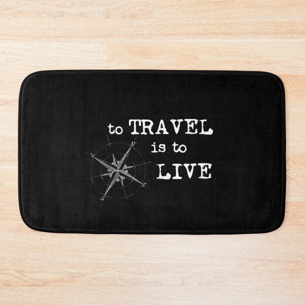 Item preview, To Travel is to Live - Travel Quote - Hans Christian Anderson  designed and sold by NewNomads.