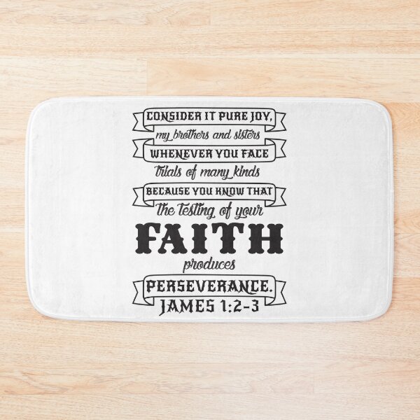 Item preview, James 1:2-3 designed and sold by plushism.
