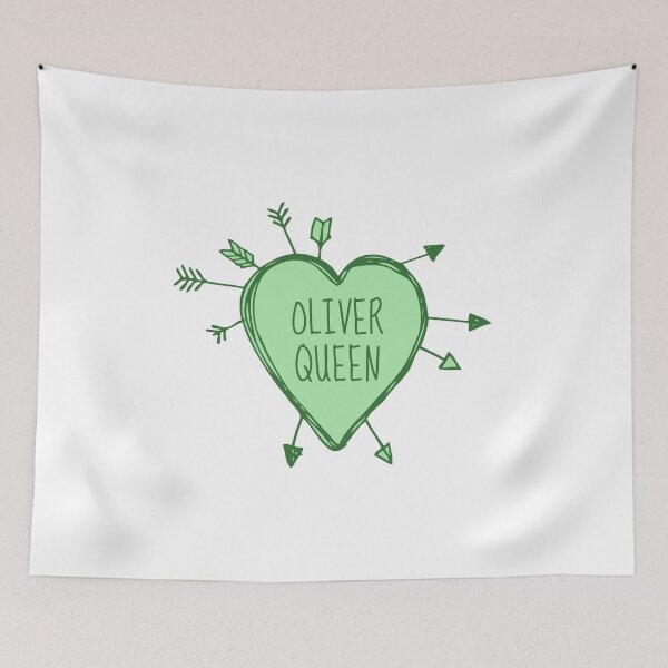 Item preview, Oliver Queen - Heart with Green Arrows Doodle designed and sold by FangirlFuel.