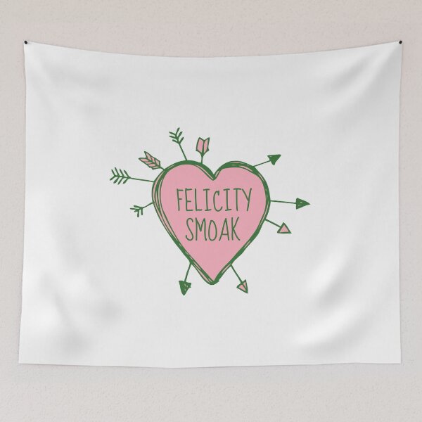 Item preview, Felicity Smoak - Heart with Green Arrows Doodle designed and sold by FangirlFuel.