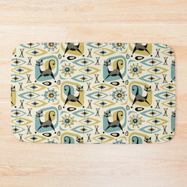 Item preview, Mid Century Cat Abstract designed and sold by studioxtine.