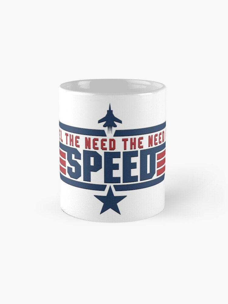 Alternate view of Top Gun white - I Feel The Need The Need For Speed Coffee Mug