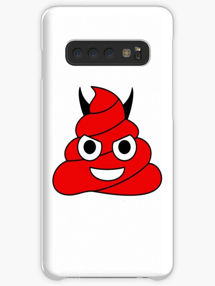 Devil Poop Emoji Case Skin For Samsung Galaxy By Johnchocolate