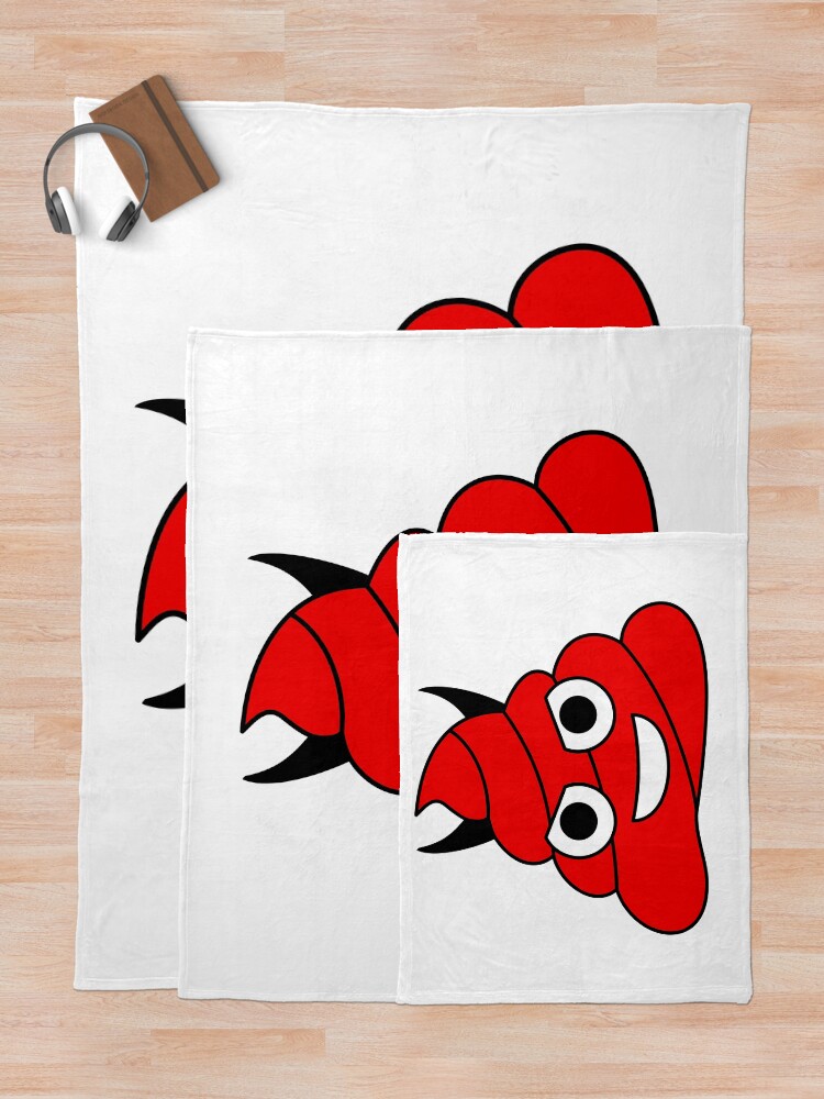 "Devil Poop Emoji" Throw Blanket for Sale by JohnChocolate Redbubble