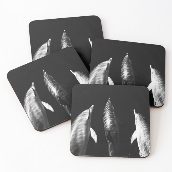 Item preview, Black and white dolphins designed and sold by chloeyzoard.