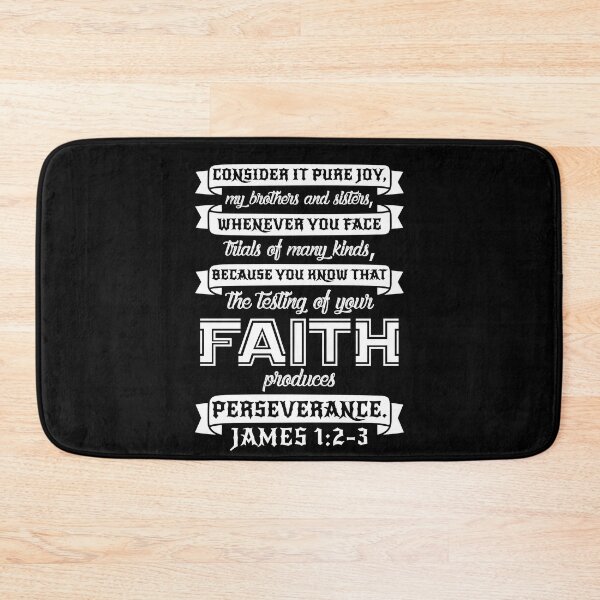 Item preview, James 1:2-3 designed and sold by plushism.