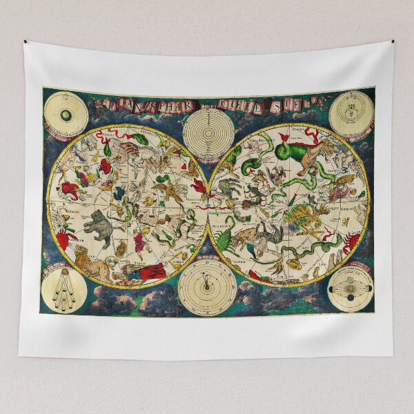 Item preview, Celestial map from the 17th Century  designed and sold by NewNomads.