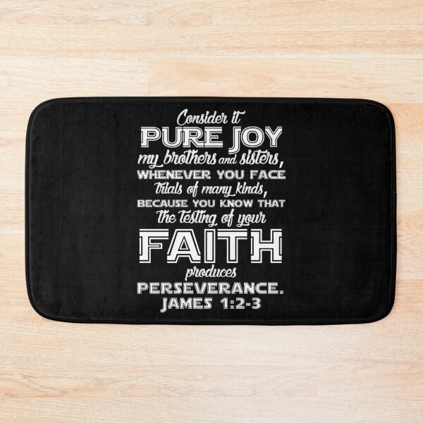 Item preview, James 1:2-3 designed and sold by plushism.