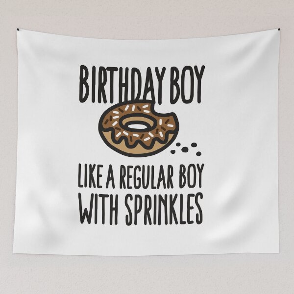 Item preview, Birthday boy donut sprinkles funny birthday gift designed and sold by LaundryFactory.