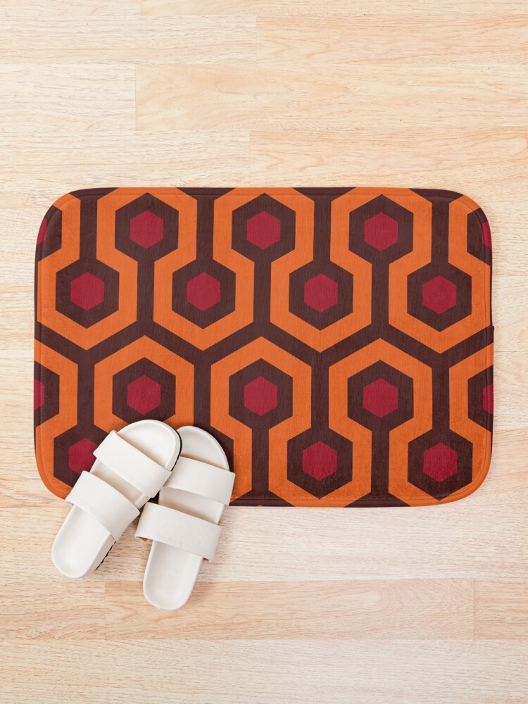 Overlook Hotel Carpet The Shining Bath Mat By Texterns Redbubble