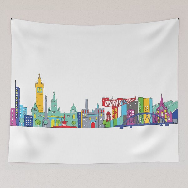 Item preview, Glasgow designed and sold by KitCatCards.