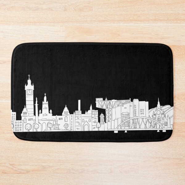 Item preview, Glasgow white designed and sold by KitCatCards.