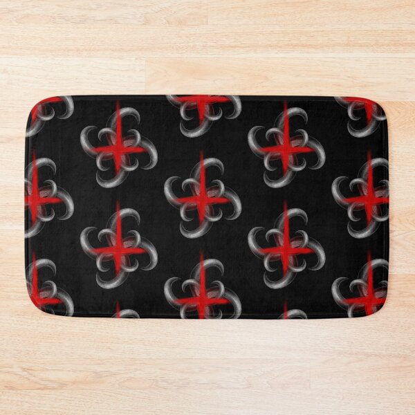 Item preview, Horned red crucifix designed and sold by wetchickenlip.