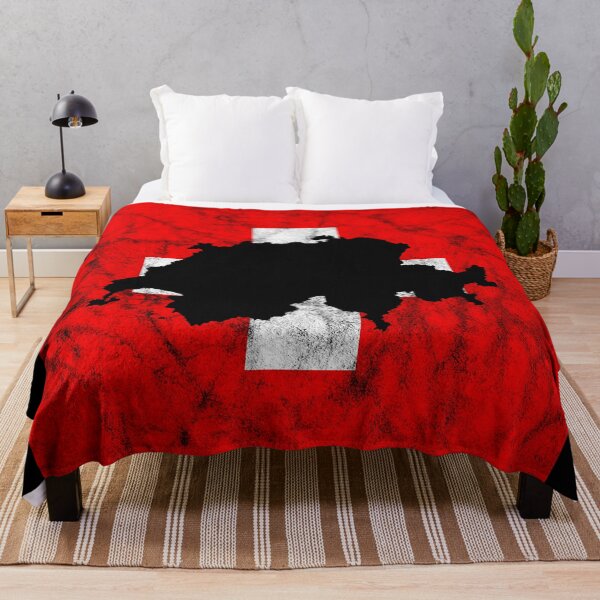 Item preview, Switzerland Silhouette Flag designed and sold by crizzinho.