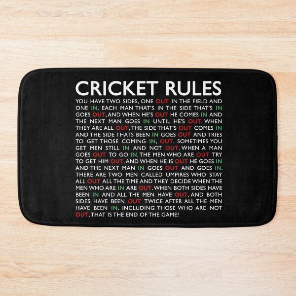 Item preview, Cricket Rules designed and sold by isstgeschichte.
