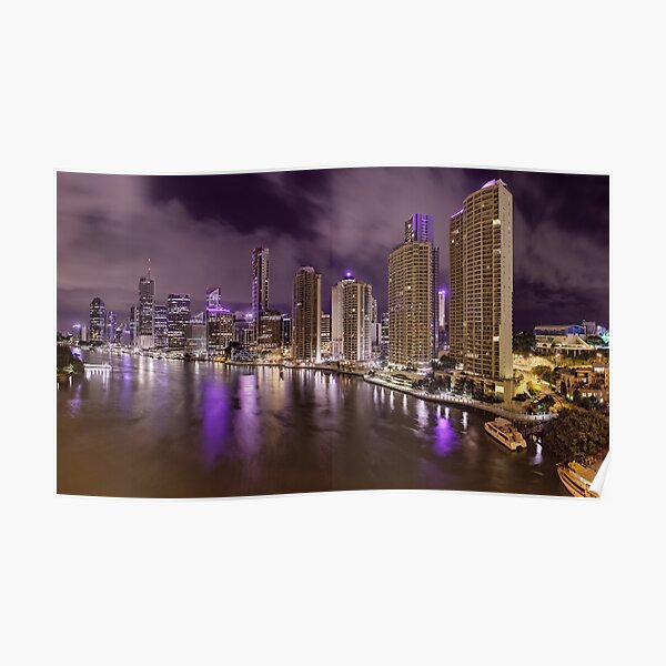 Brisbane from the Story Bridge Poster