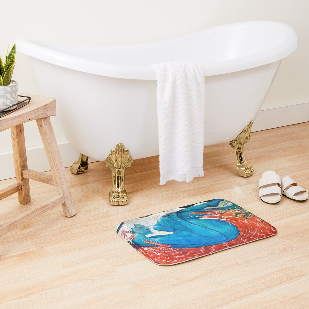Item preview, Bath Mat designed and sold by wizardbot.