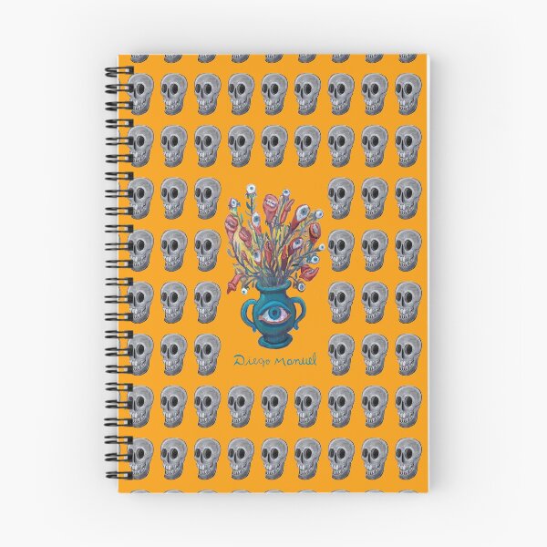 Item preview, Blue vase and skulls 4 designed and sold by Diego Manuel Rodriguez.