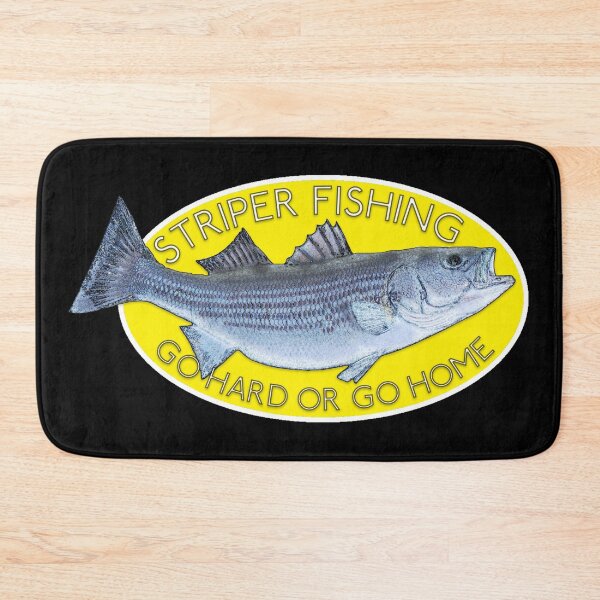 Item preview, STRIPER FISHING - GO HARD OR GO HOME designed and sold by NewNomads.