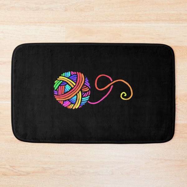 Item preview, A Ball of Rainbow (on black) designed and sold by DilatorySloth.