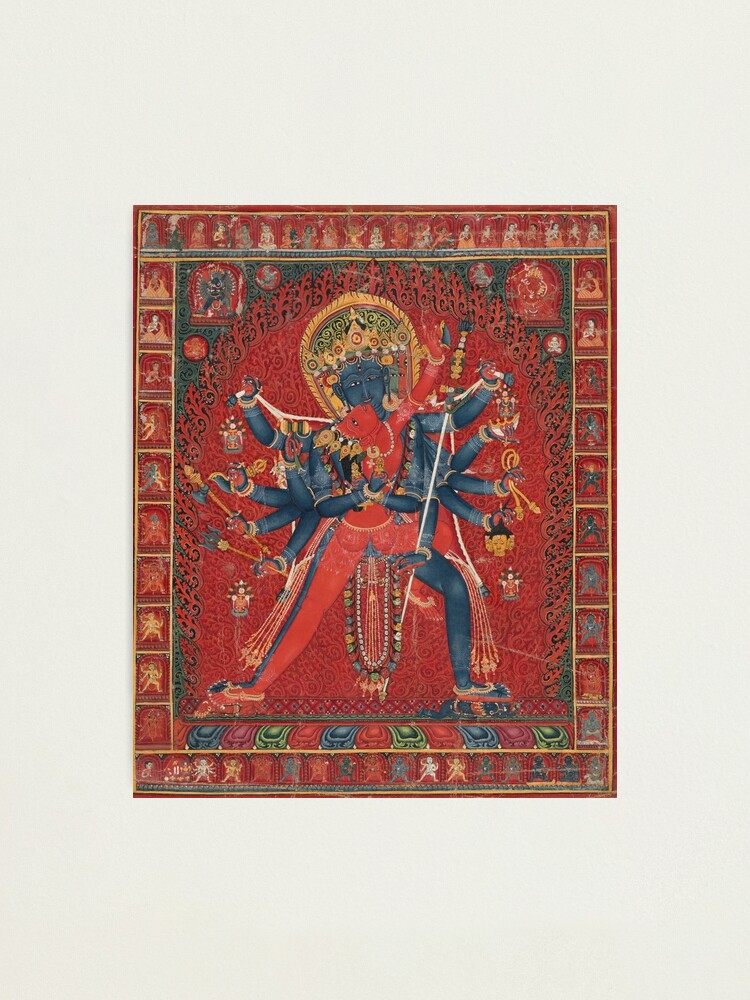 Art Print Chakrasamvara /& consort Vajravarahi Tibetan Painting Reproduction
