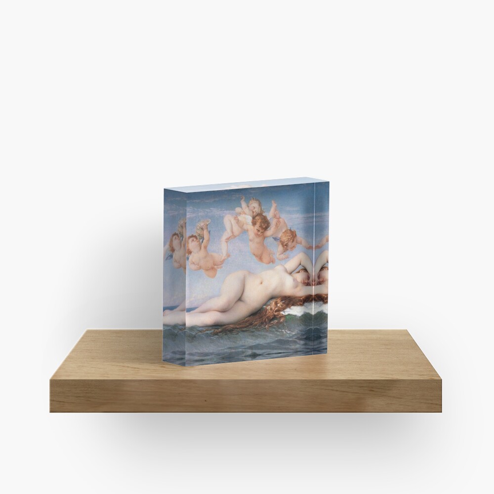 The #Birth of #Venus, Alexandre Cabanel 1875 #TheBirthofVenus #BirthofVenus Acrylic Block