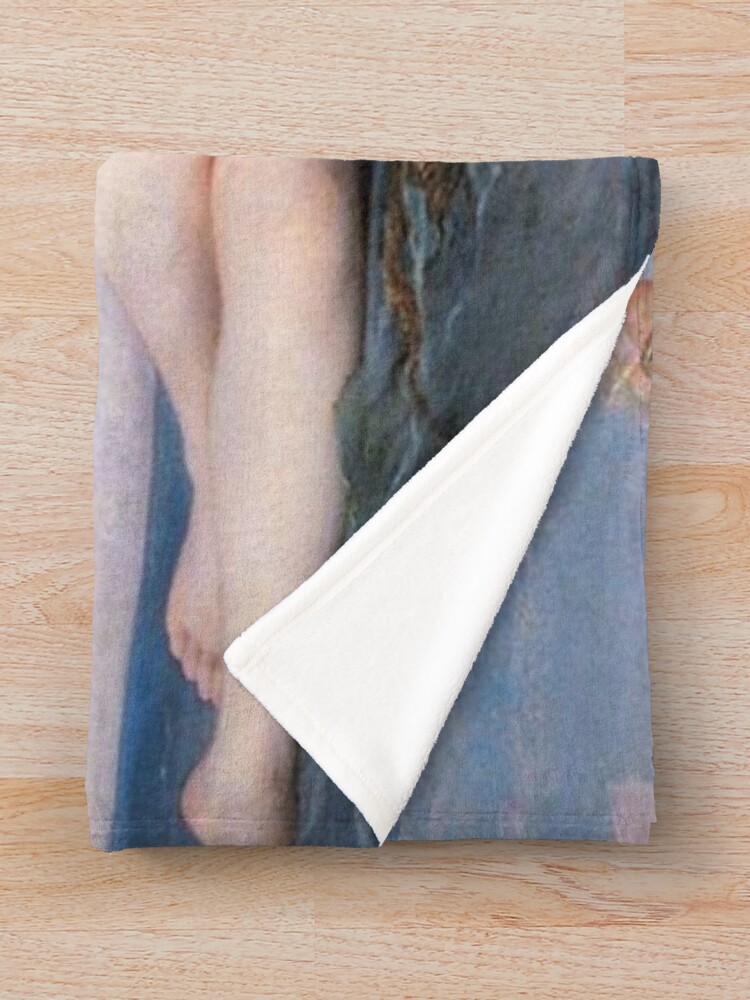 Alternate view of The #Birth of #Venus, Alexandre Cabanel 1875 #TheBirthofVenus #BirthofVenus Throw Blanket