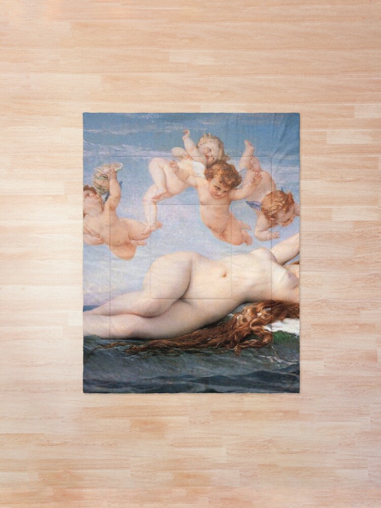 Alternate view of The #Birth of #Venus, Alexandre Cabanel 1875 #TheBirthofVenus #BirthofVenus Comforter