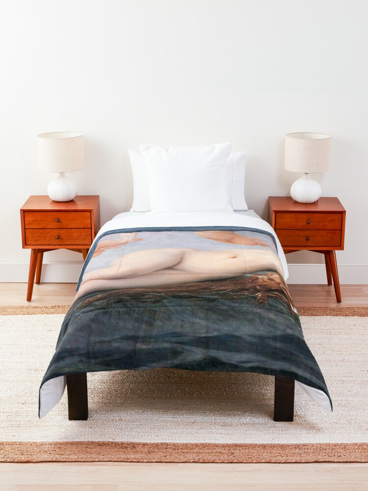 Alternate view of The #Birth of #Venus, Alexandre Cabanel 1875 #TheBirthofVenus #BirthofVenus Comforter