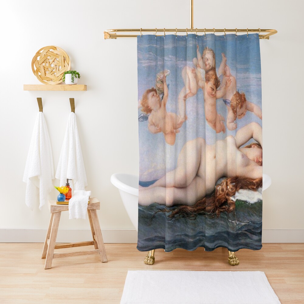 The #Birth of #Venus, Alexandre Cabanel 1875 #TheBirthofVenus #BirthofVenus Shower Curtain