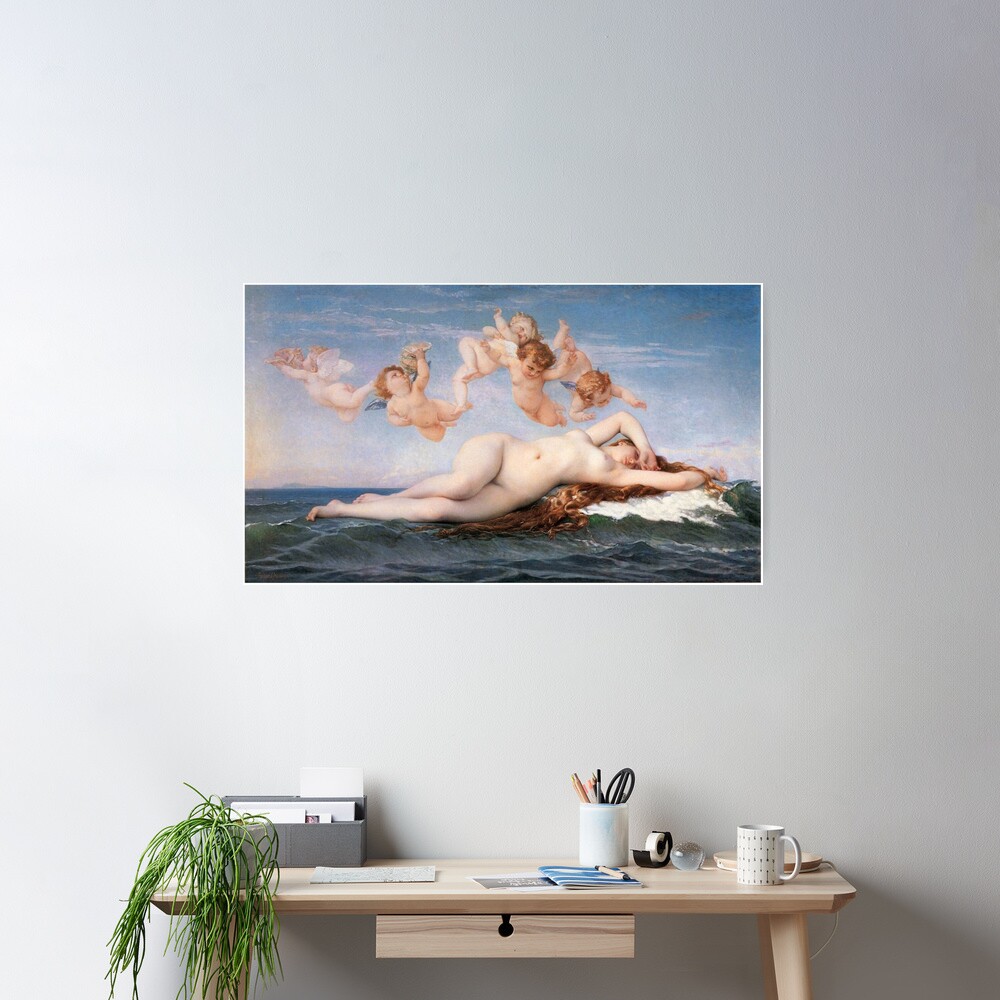 The Birth of Venus, Alexandre Cabanel 1875 #TheBirthofVenus #BirthofVenus #Birth #Venus #AlexandreCabanel #Cabanel Poster