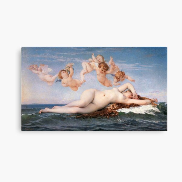 The #Birth of #Venus, Alexandre Cabanel 1875 #TheBirthofVenus #BirthofVenus Canvas Print