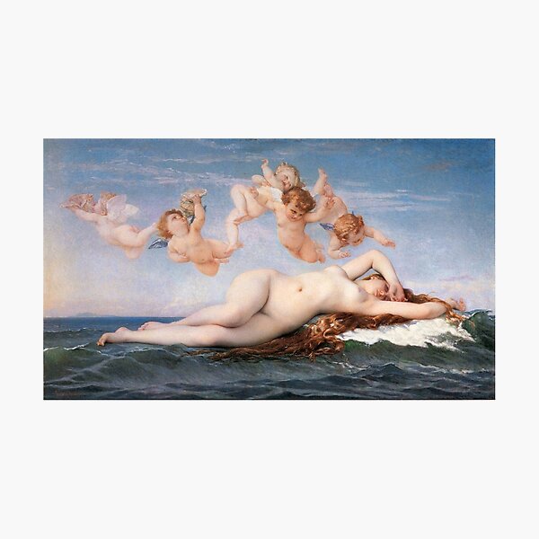 The #Birth of #Venus, Alexandre Cabanel 1875 #TheBirthofVenus #BirthofVenus Photographic Print