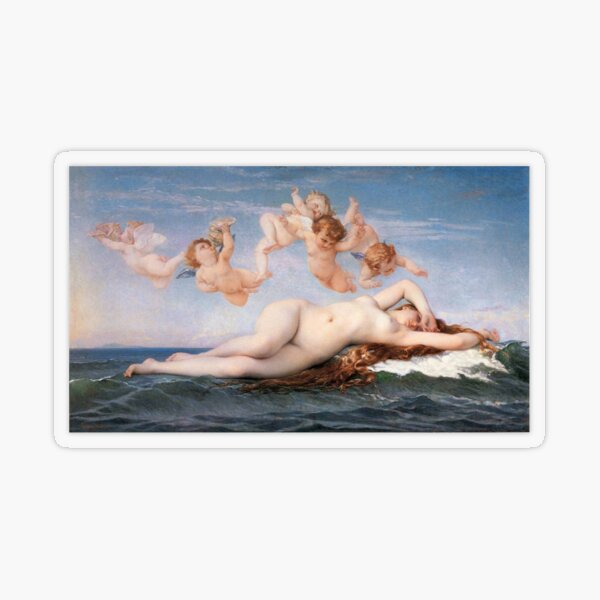 The #Birth of #Venus, Alexandre Cabanel 1875 #TheBirthofVenus #BirthofVenus Transparent Sticker