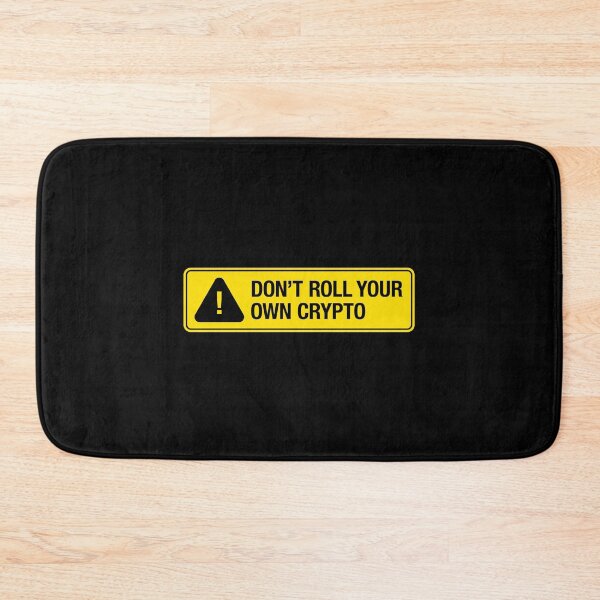 Item preview, Don't Roll Your Own Crypto designed and sold by adidabu.