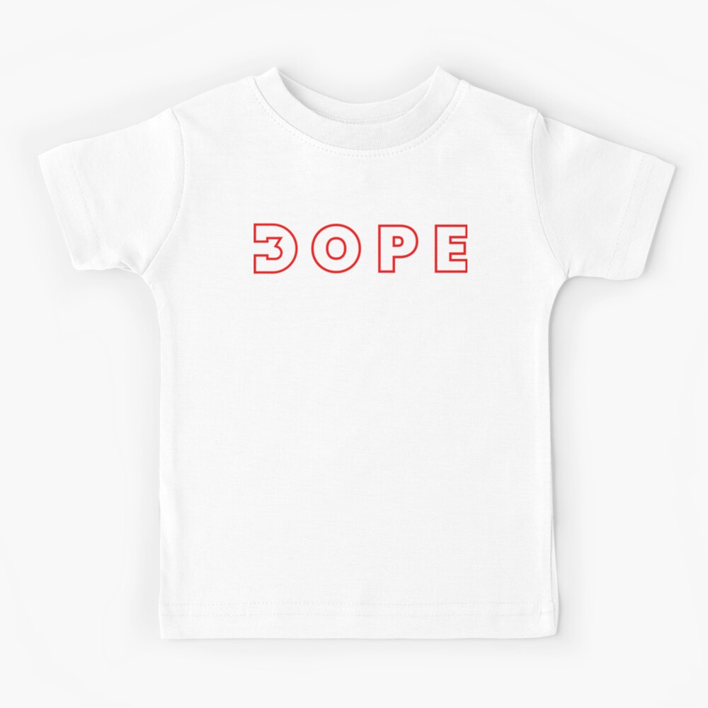 3d Dope Kids T Shirt By Afsthetix Redbubble - roblox template dope roblox free mask