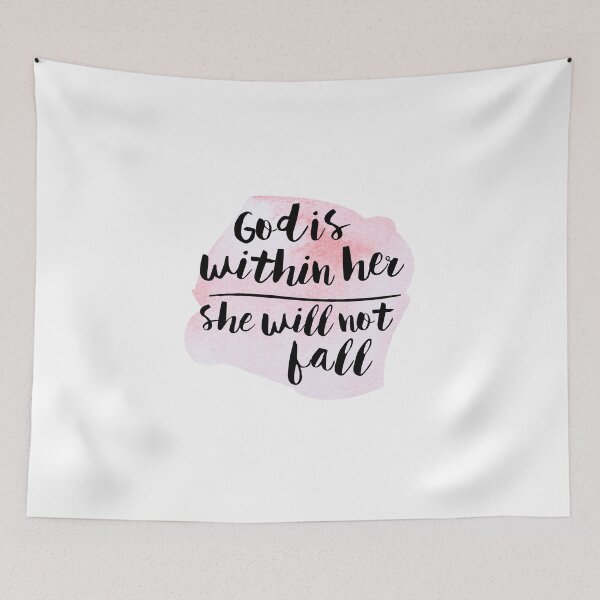 Item preview, God Is Within Her She Will Not Fall designed and sold by mlvonder02.