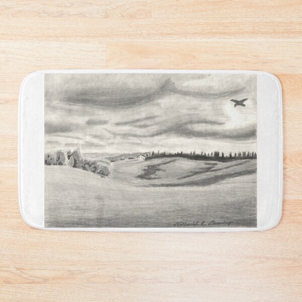 Item preview, Tuscan Landscape [Graphite Pencil] designed and sold by Nathaniel E. Dearing.