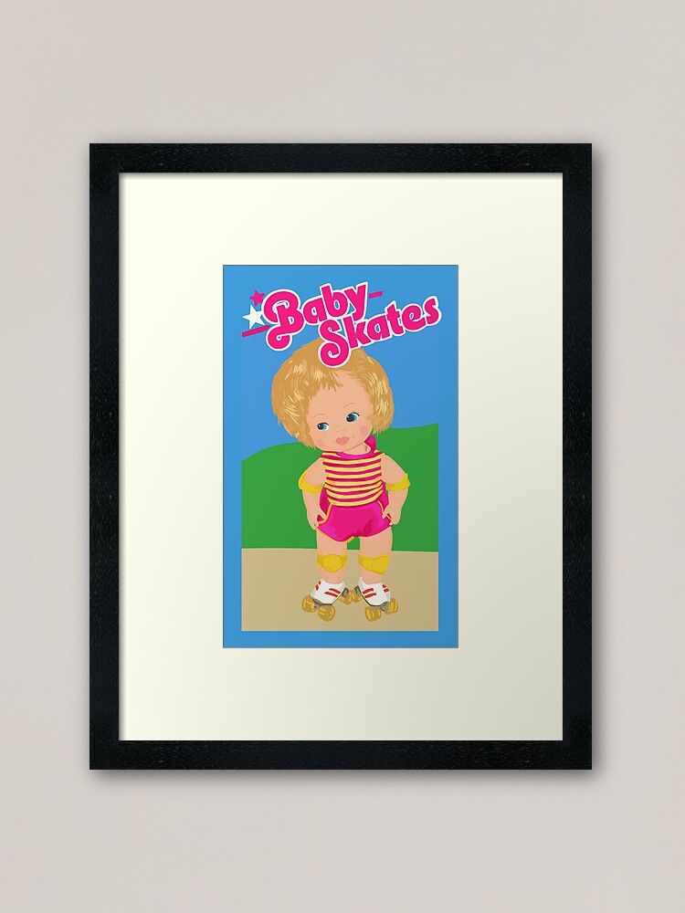 black baby skates doll