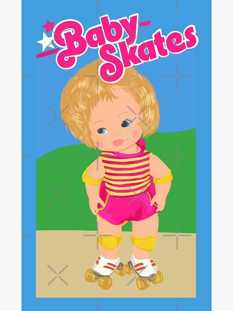 baby skates doll
