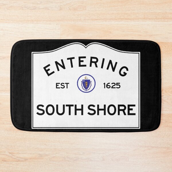 Item preview, Entering the South Shore - Massachusetts Road Sign designed and sold by NewNomads.