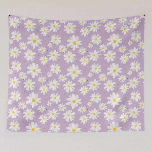 Item preview, Daisies on lavendar designed and sold by maccm.
