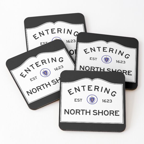 Item preview, Entering the North Shore - Massachusetts Road Sign designed and sold by NewNomads.
