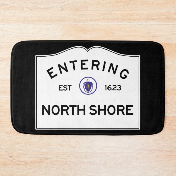 Item preview, Entering the North Shore - Massachusetts Road Sign designed and sold by NewNomads.