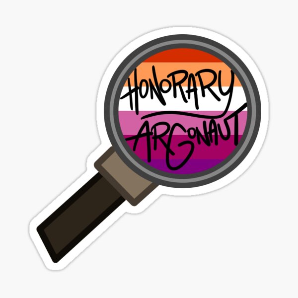 Honorary ARGonaut Sticker (Lesbian) Sticker