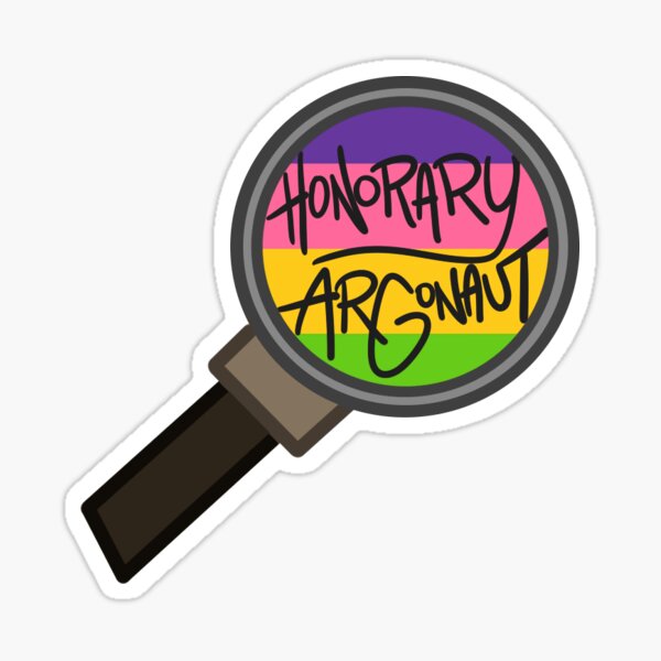 Honorary ARGonaut Sticker (Lesbian Alternate) Sticker