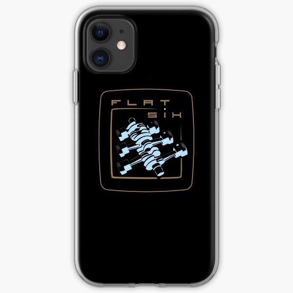 Flat Six Porsche 911 iPhone Soft Case